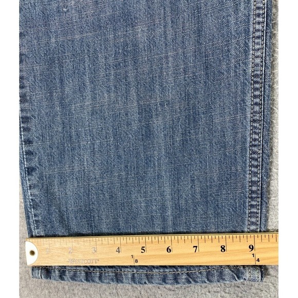 Levis 569 Loose Fit Jeans Mens 38x32 (Fits 38x30) Blue Denim 100% Cotton Classic - Picture 7 of 13